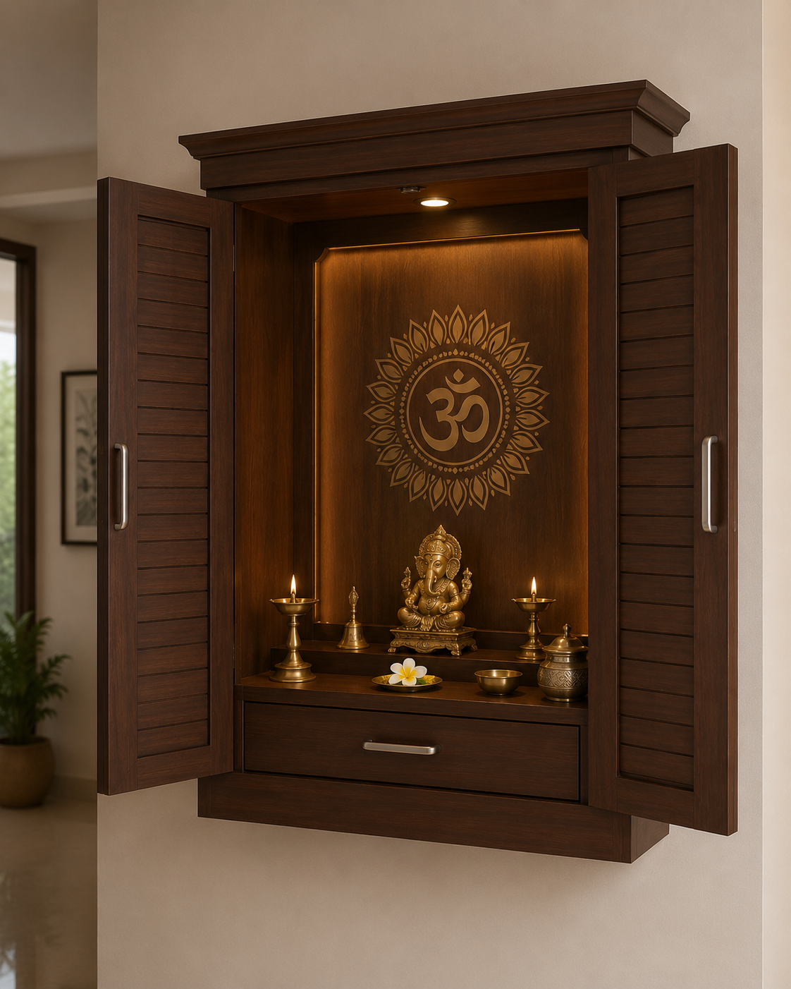 Pooja Shelves